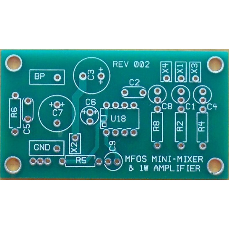 Mini-Mixer 1W Amp - PCB